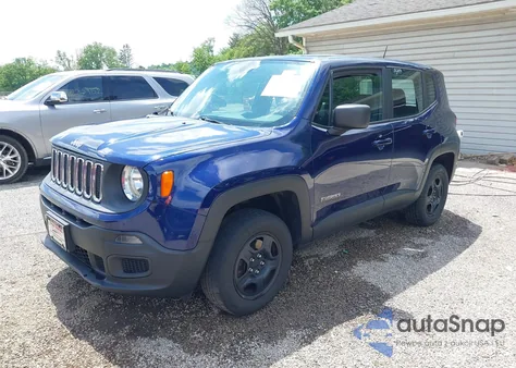 2016 Jeep Renegade Sport from USA, damaged, VIN ZACCJBATXGPD36144